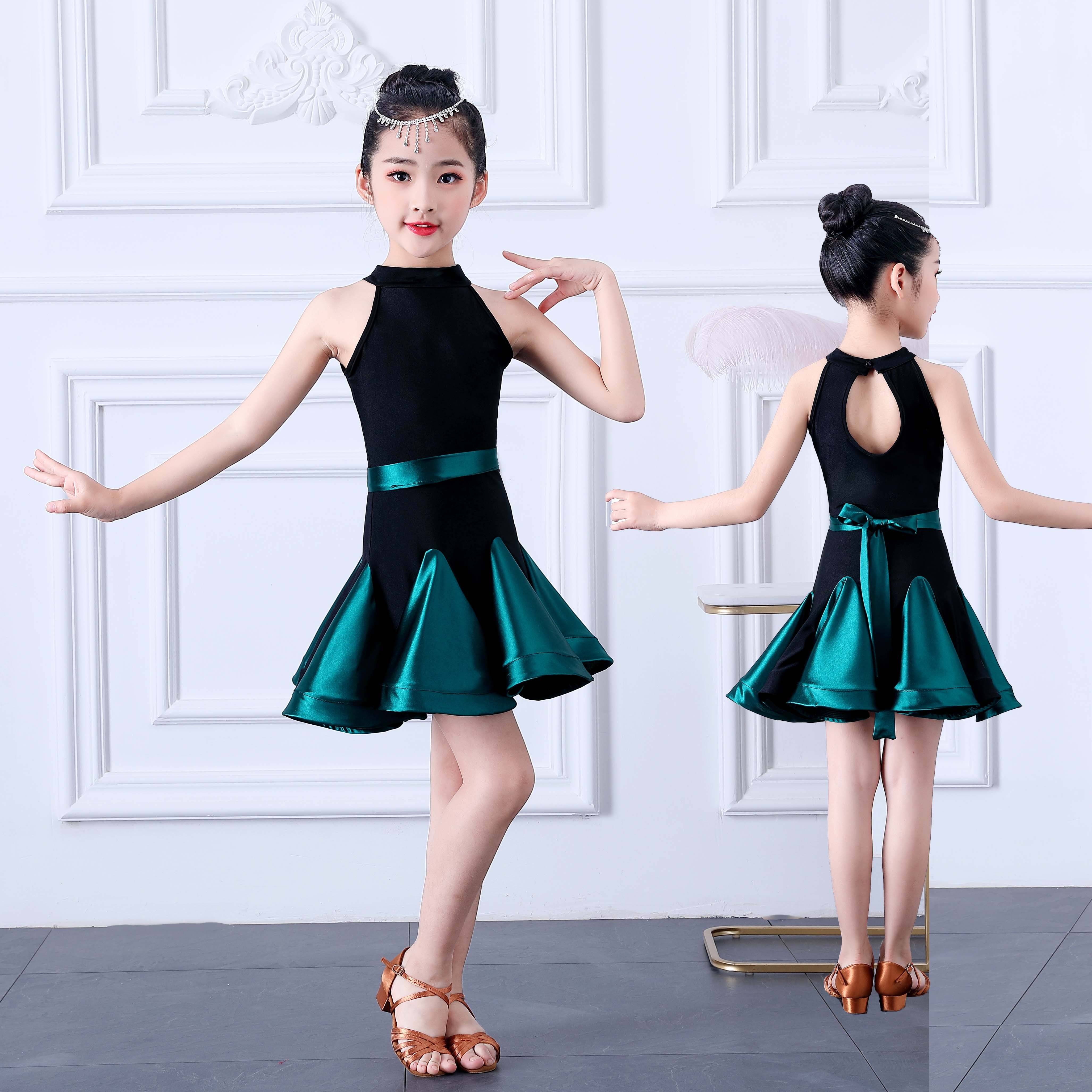 Latin dance service new 2024 girls and children's practice dance professional competition test germs