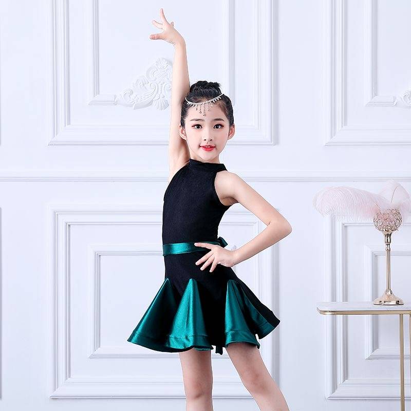 Latin dance service new 2024 girls and children's practice dance professional competition test germs