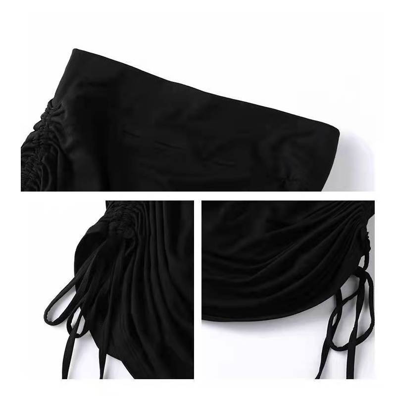 Latin dance skirt new anti -walking light bag hip skirt women's skirt training skills uniform short skirt dancing training clothes sexy half body skirt