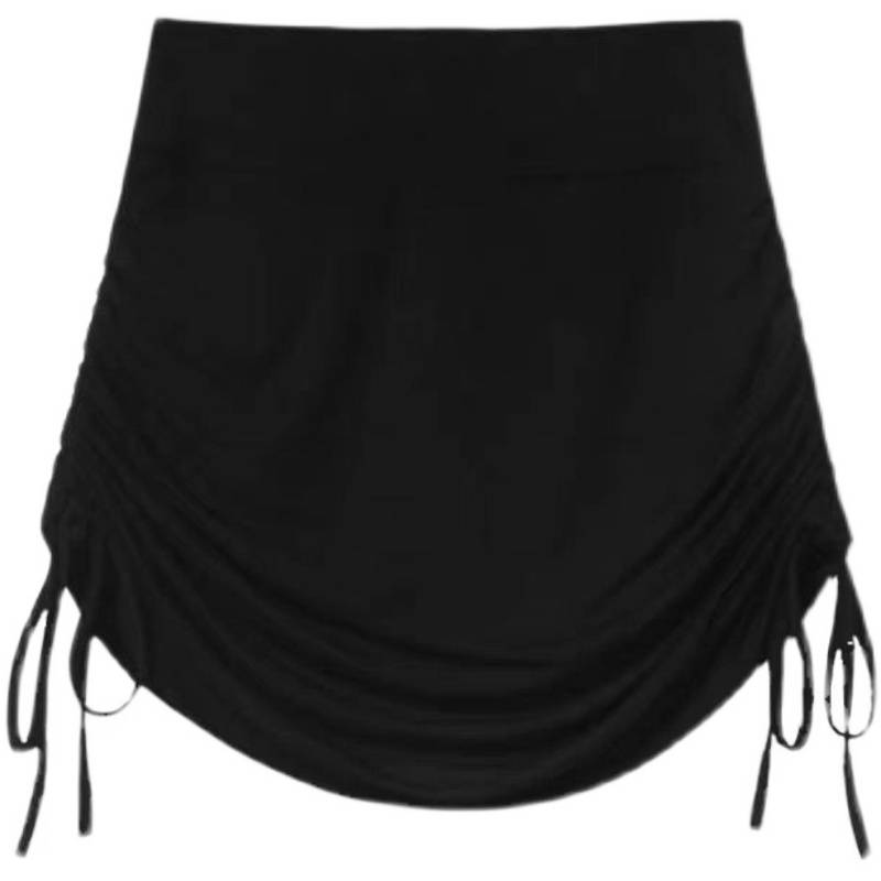 Latin dance skirt new anti -walking light bag hip skirt women's skirt training skills uniform short skirt dancing training clothes sexy half body skirt