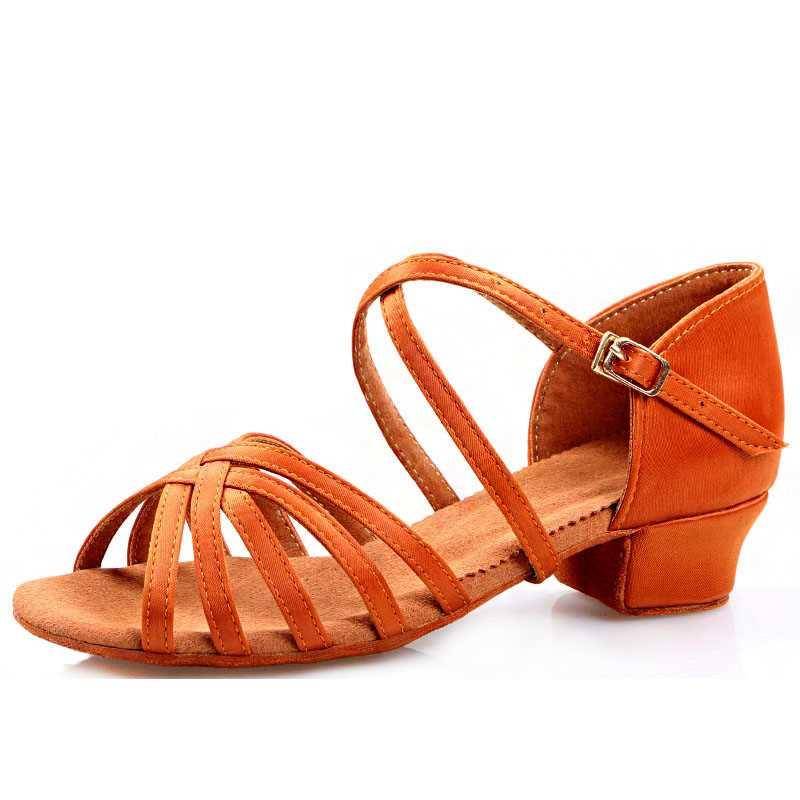 Children's Latin Dance Shoes Girls Practice Shoes Soft Sole Dance Shoes Performance