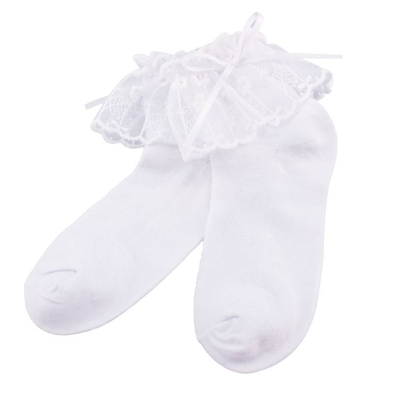 Children's Latin dance socks professional stipulates socks white lace lace socks girl competition for special dance socks and socks