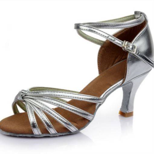 Women's middle heel dance shoes practice shoes Latin dance shoes female soft base teacher dance mid -high heel dance women's majors
