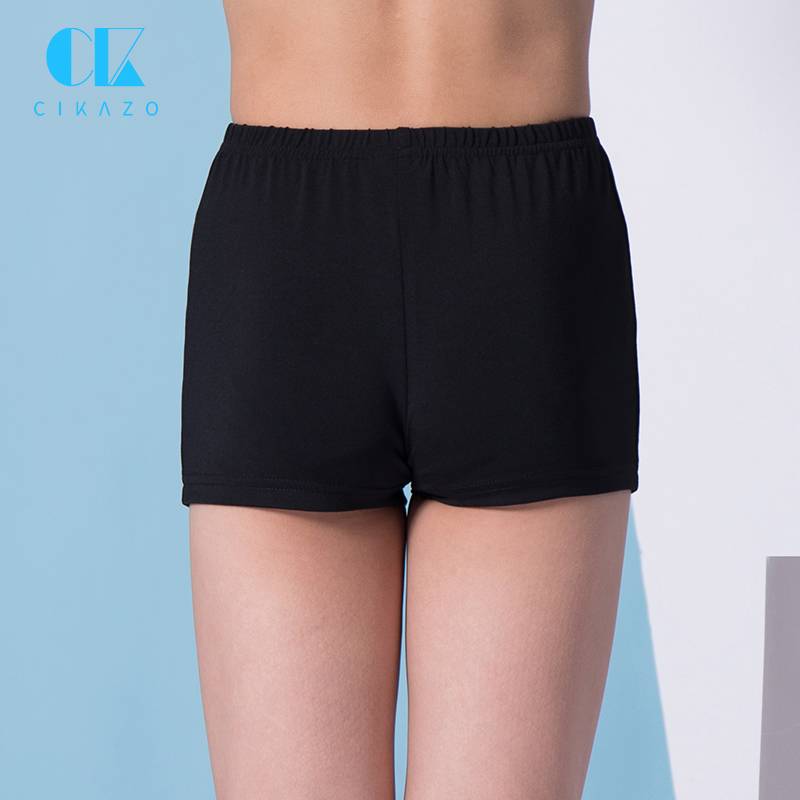 Latin dance service girls safety pants safety pants anti -light thin four -corner leggings breathable flat trousers bottom pants G41