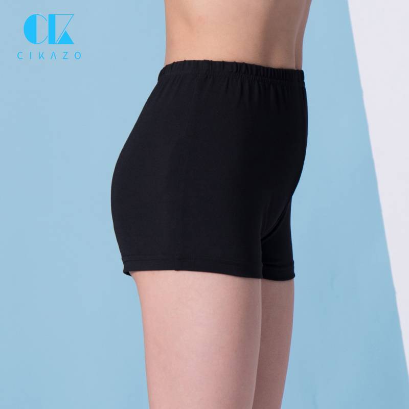 Latin dance service girls safety pants safety pants anti -light thin four -corner leggings breathable flat trousers bottom pants G41
