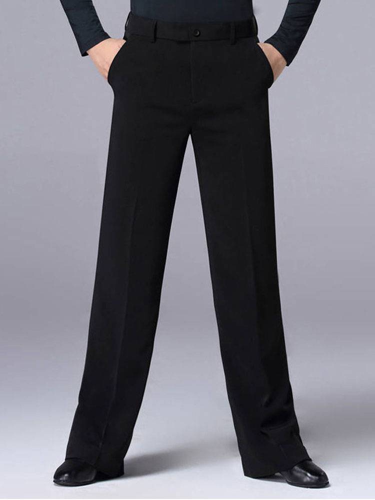 Summer new men's Latin dance pants thin modern dance country dancer dance dance straight tube dance pants