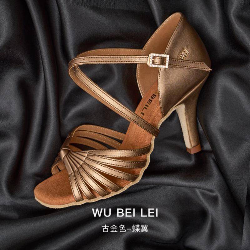 Dance in the dance, love dance dance shoes practice Latin dance competition training women's shoes performance adult professional girl heel