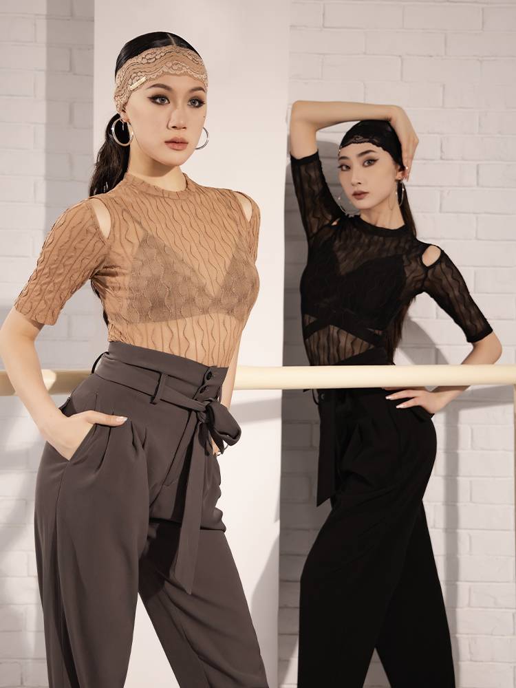 Dancebaby Latin Dance Dance Dance Female Female Small Shoulder Standard Dance Dancing Popular Dance Dance Dance Dance Da444