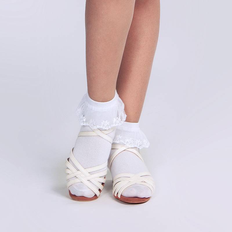 Dynasties Latin dance socks, children with children, new socks, cotton socks, Latin Dance Competition, stipulate socks LD01