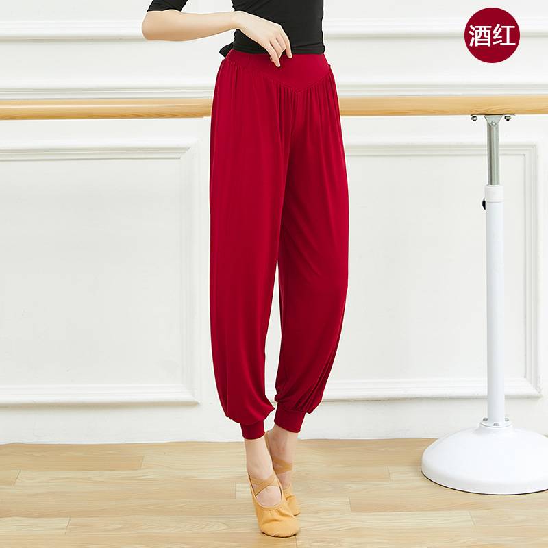 230 grams of quality Modal casual dance clothing lantern pants women's loose practice pants adult Latin dance pants