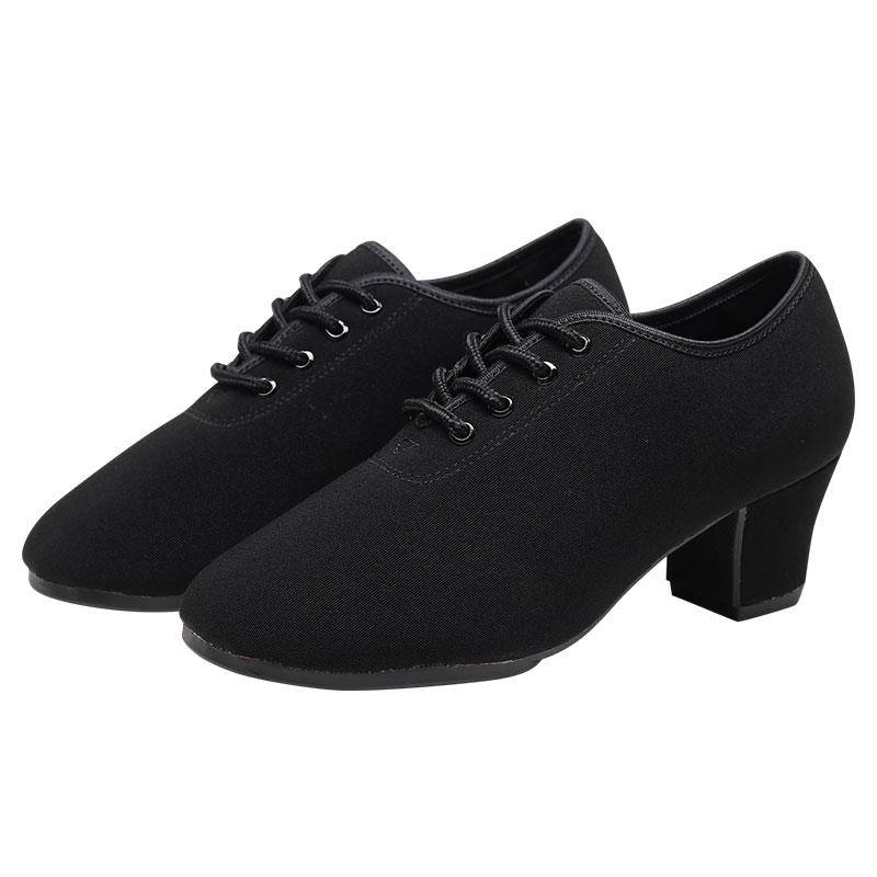 Professional Latin Dance Shoes Plaza Dance Shoes Women's Mid -heel Dance Dance Shoes Soft Wild Teacher Terrament Training Shoes