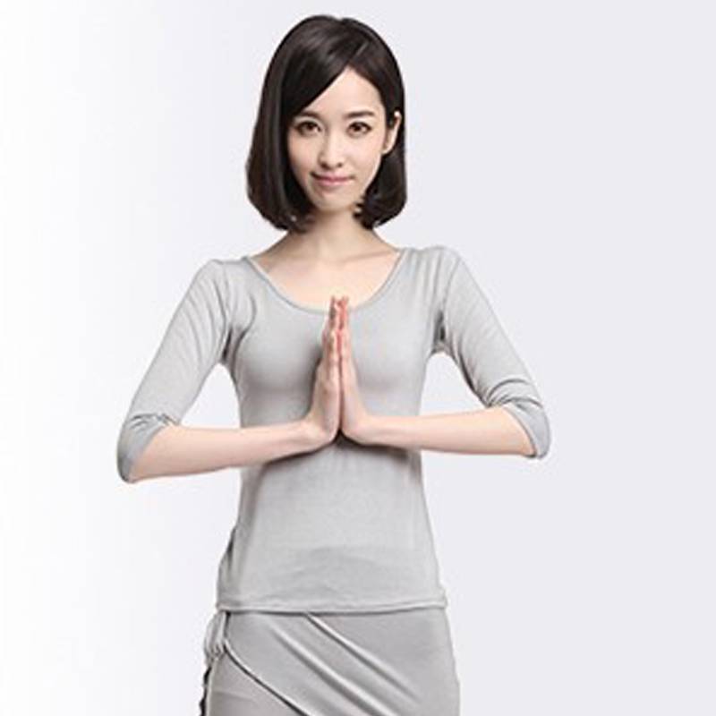 Latin dance clothing top adult female Latin dance exercise clothes on the new square dance clothing performance clothing summer