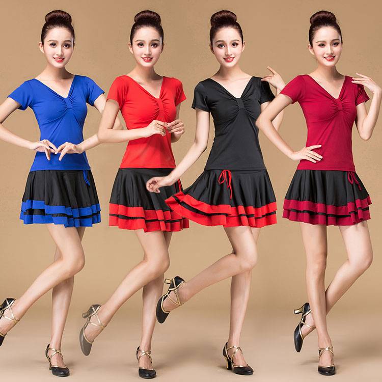 Liu Melading Dance Clothes Short -sleeved Sexy Hollow Back Dance Dance Practice Square Plaza Dance Female Adults