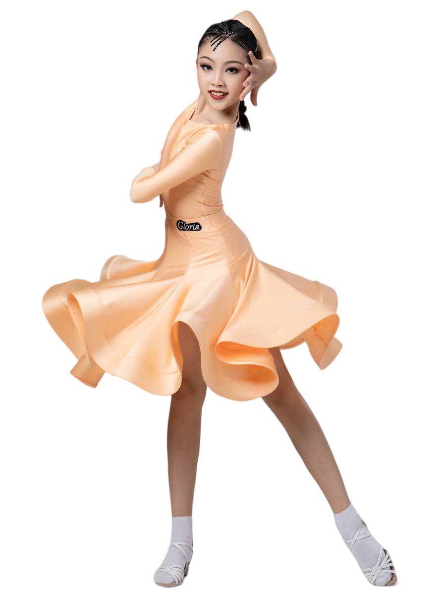 Goliya Latin Dance New Girls Chicken Heart Collaboration Sleeve Separation Examination Competition Regulations 3159