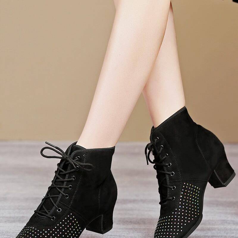 Dance Shoes Maternal Square Dance Shoes Soft Wave Latin Shoes Dance Shoes Female Adults Dance Shoes Friendship Teacher Shoes