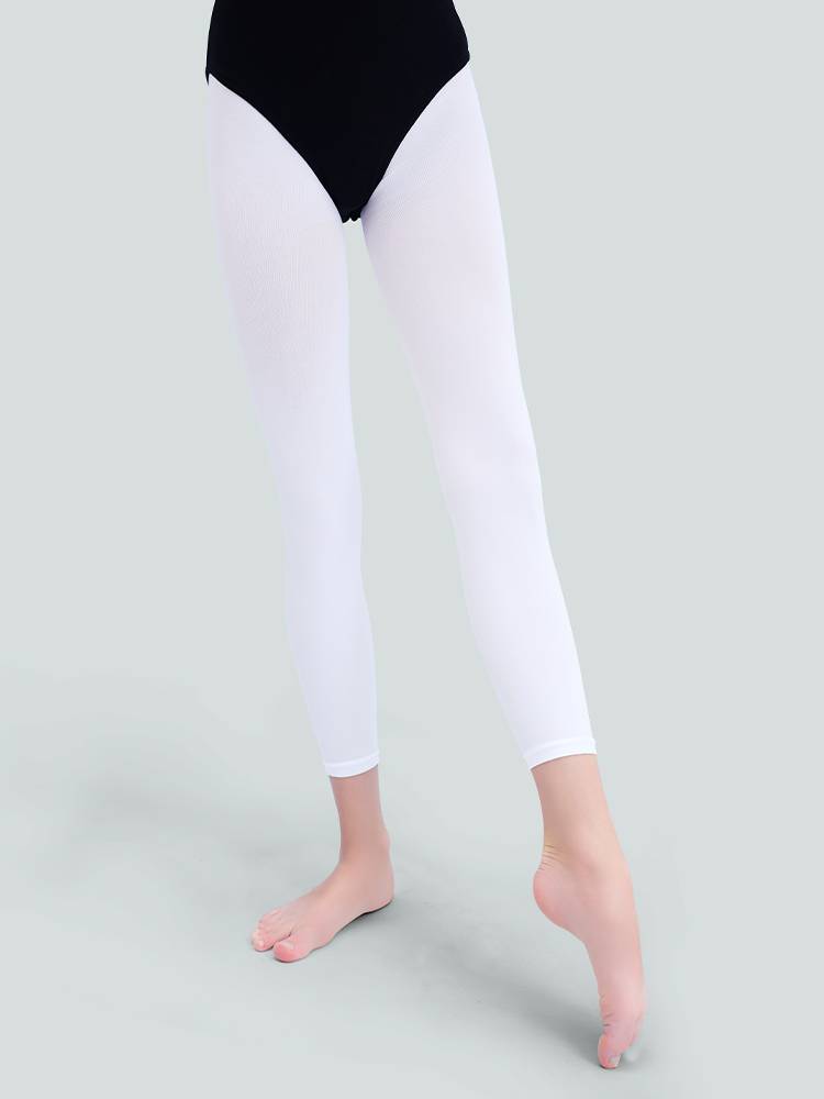Latin dance pants children's dance socks girl dancing test dedicated nine -point trousers practice leggings white pantyhose