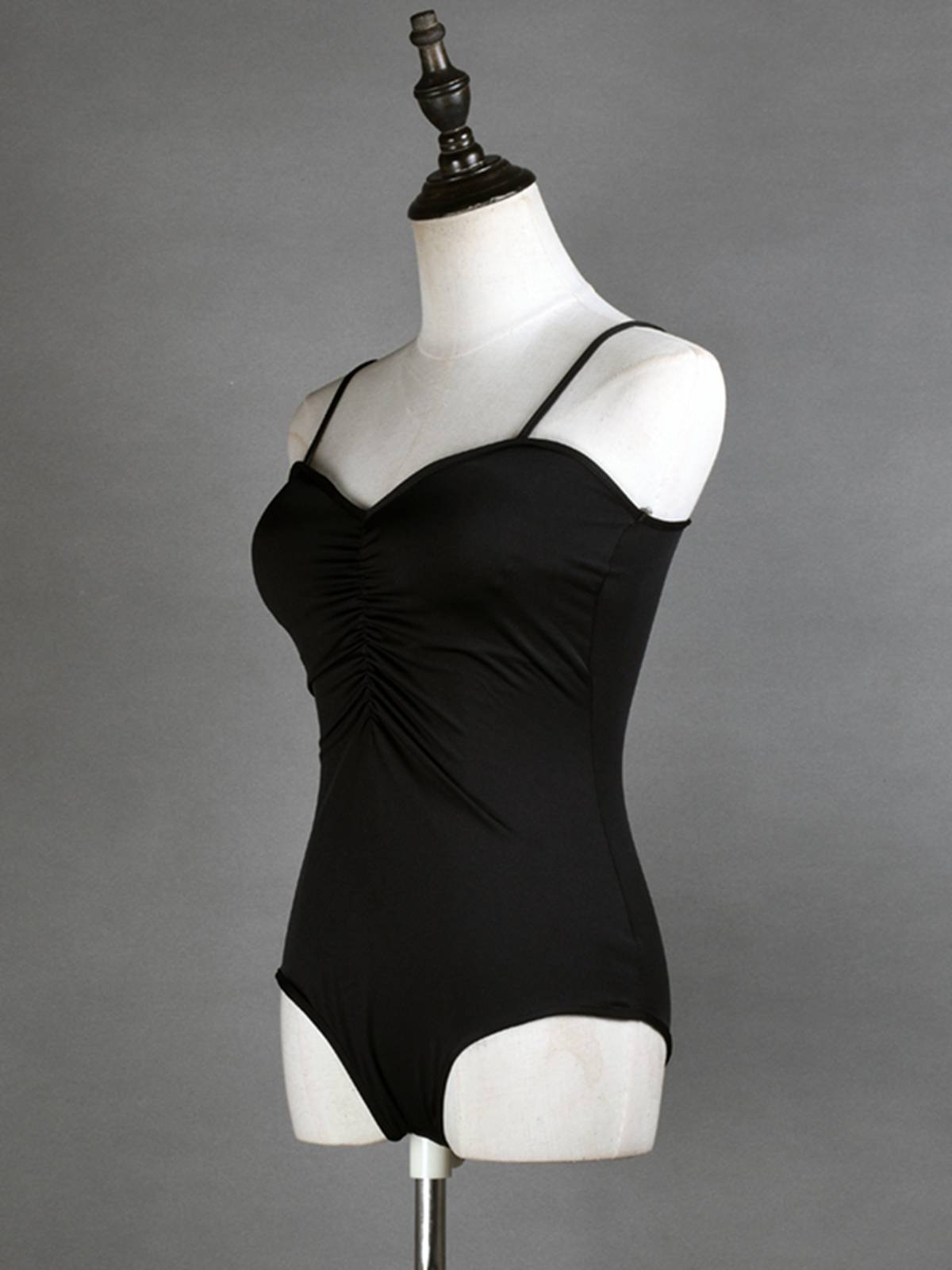 The new Latin dance adult female top sexy word collar wild -match dance clothes body clothes camisole