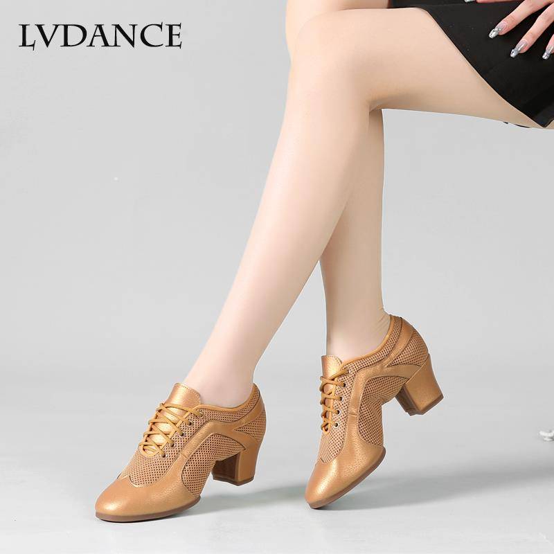 Professional Latin dance shoes teacher shoes adult ladies dance shoes soft bottom heel dancing dance dancing body shoes