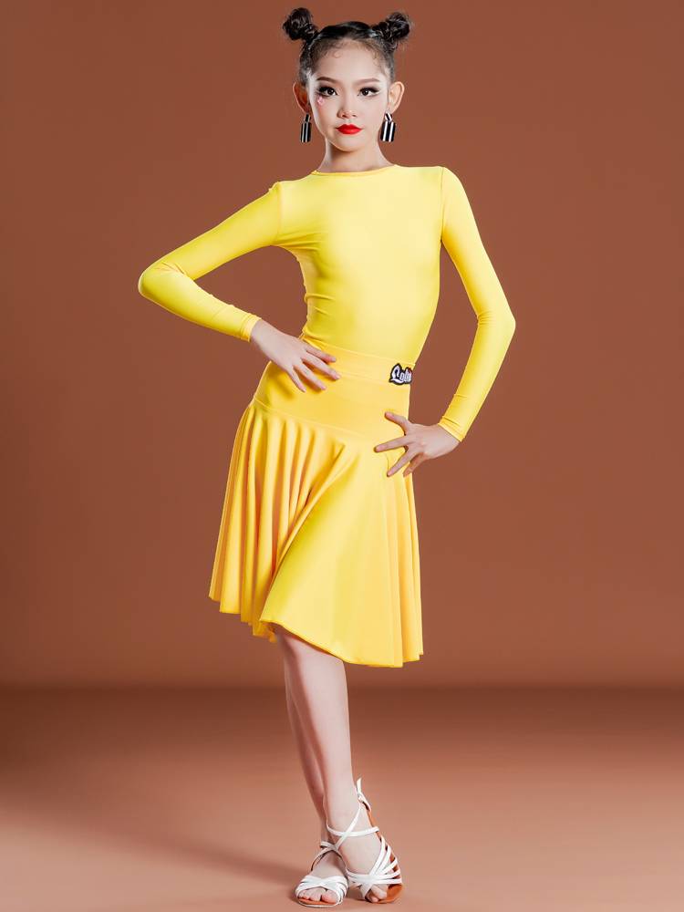 Lolita Children's Spring and Summer Latin requires professional competition uniforms without fish bone big skirt girl test show