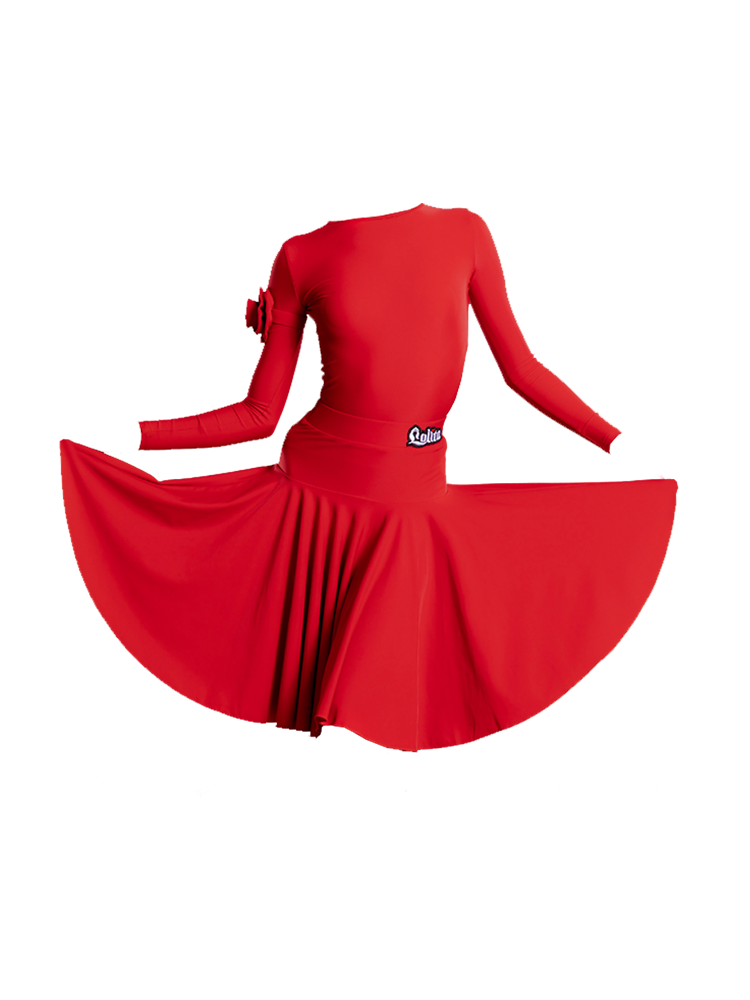 Lolita Children's Spring and Summer Latin requires professional competition uniforms without fish bone big skirt girl test show