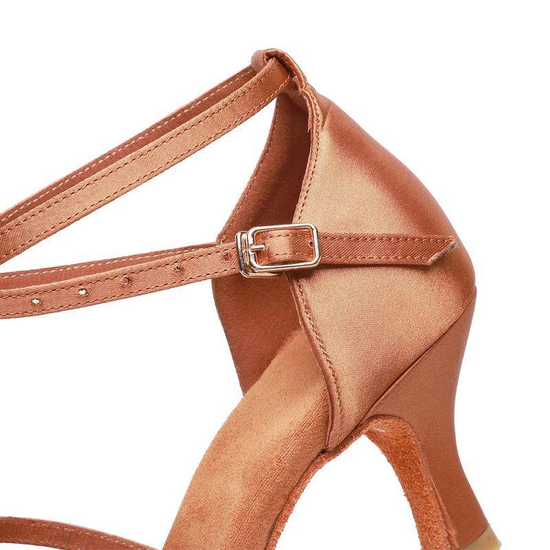 New Latin Dance Shoes Female Adult High Heels Lunbache Shoes Square Dance Shoes Women's Dance Shoes