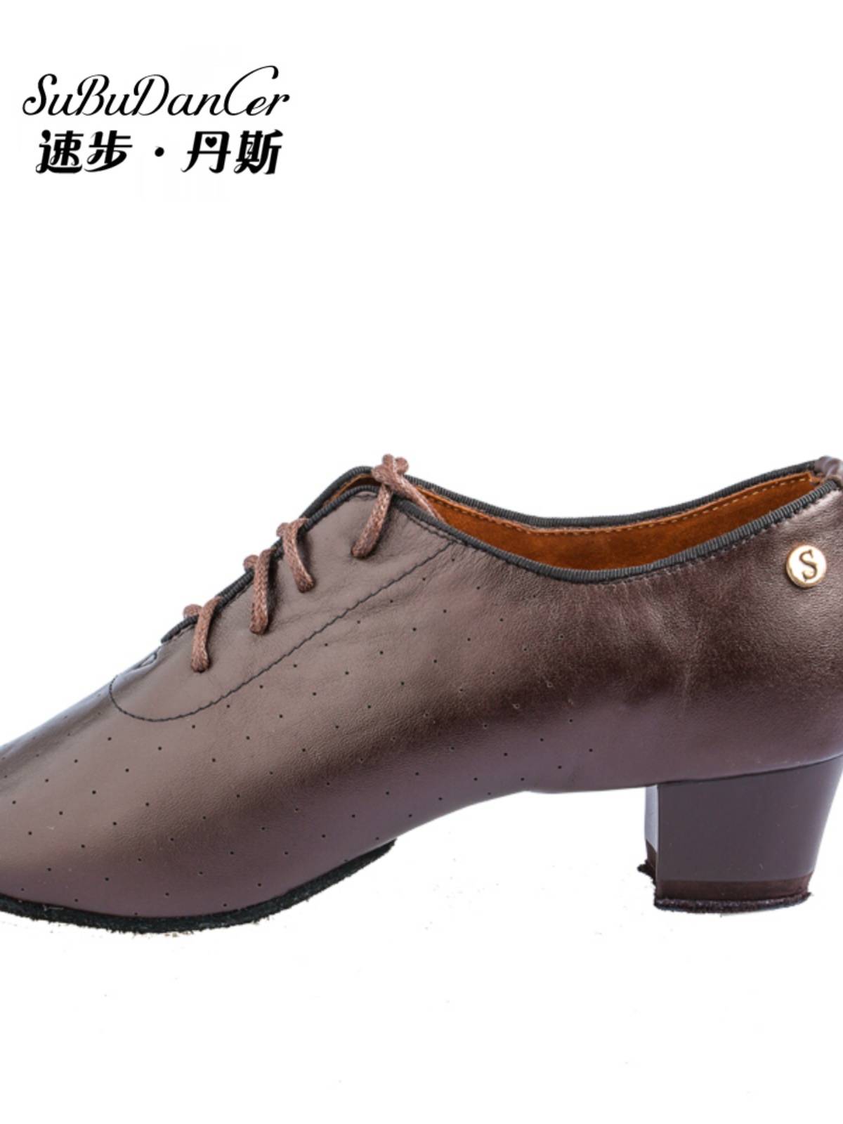 Leather Dance Shoes Female Broken Code Cow Pacific Latin Professional National Standard Friendship Intellectual Friendship Following Plaza Dancing Practice Shoes