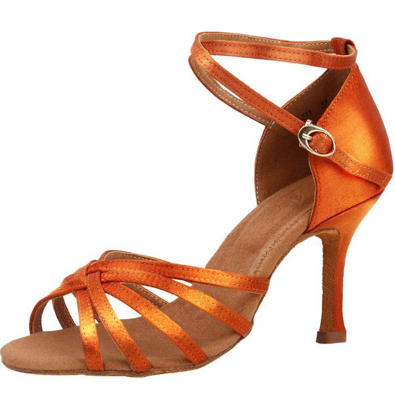 Latin dance shoes female adult ladies high -heeled adult soft bottom heel professional dance dance shoes summer national standard dance shoes