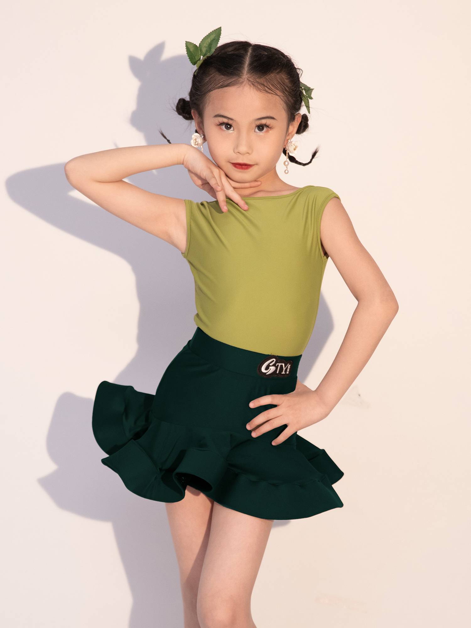 GTY Latin dance service 2024 new senior sense girl practice service professional art test performance dance clothing summer