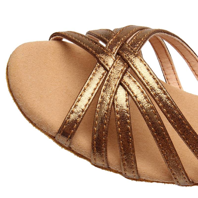 DJZJ Girl Latin Dance Shoes Children's Little Girls Soft -bottomed Children Sandals Dance Shoes Big Children Practice Shoes