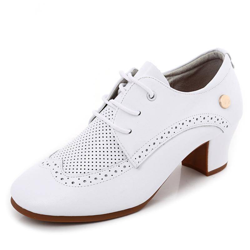 The new Latin dancer soft bottom with dance shoes square dance shoes, beef tendon bottom square dance girl shoes summer dance shoes