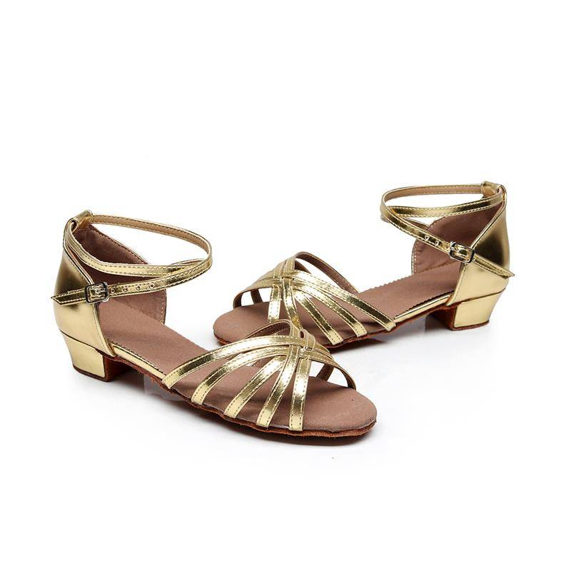 2024 new new girl Latin dance soft shoes girl children and children with dance shoes, satin training shoes