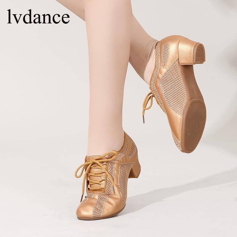 Professional Latin Dance Shoes Female Adult Shoes Teacher with Dance Shoes Soft Waves Dance Dance 0371-1 Dance