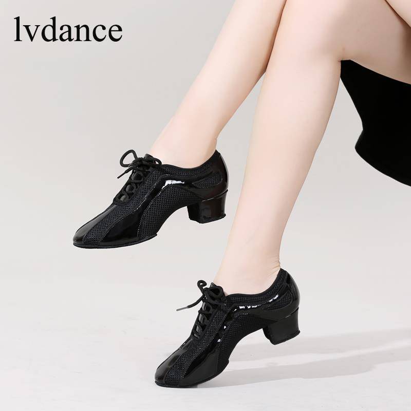 Professional Latin Dance Shoes Female Adult Shoes Teacher with Dance Shoes Soft Waves Dance Dance 0371-1 Dance