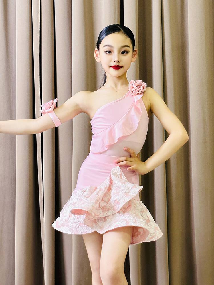 Love Hot Welladin Dance Girls 2024 New Children's Senior Sensory Children's Practice Service Online Red Set