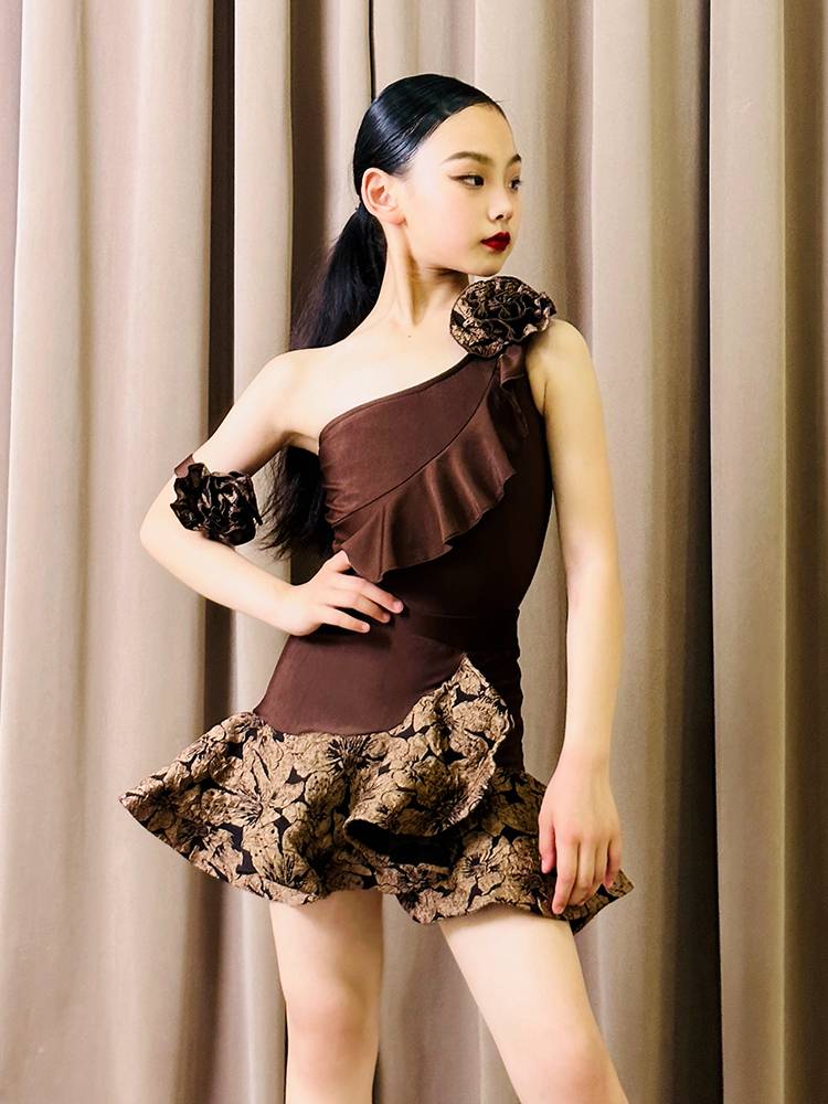 Love Hot Welladin Dance Girls 2024 New Children's Senior Sensory Children's Practice Service Online Red Set