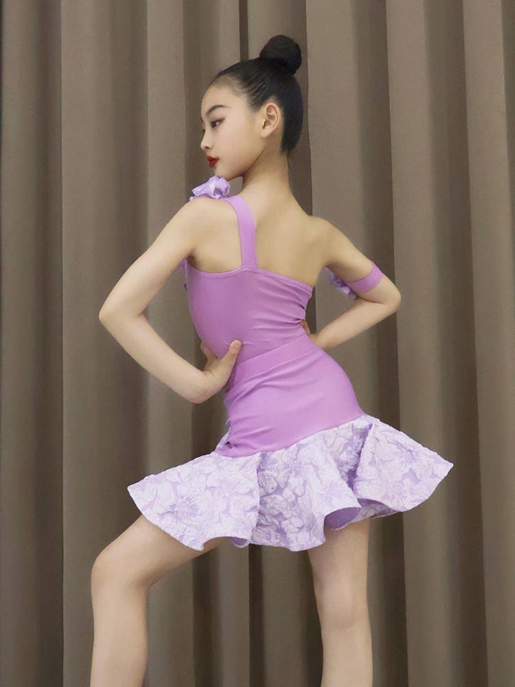Love Hot Welladin Dance Girls 2024 New Children's Senior Sensory Children's Practice Service Online Red Set