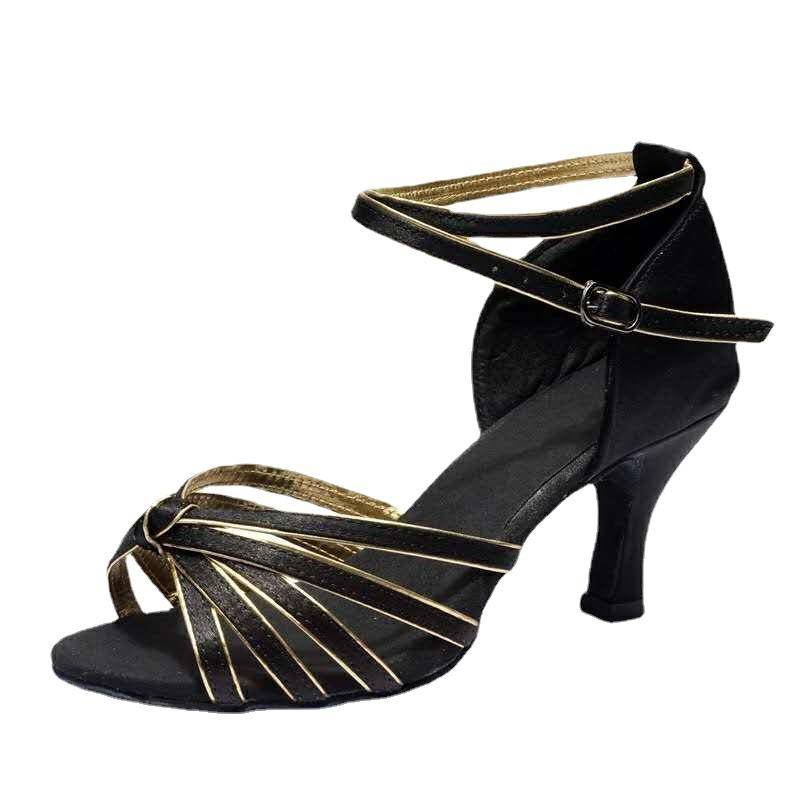 Latin dance shoes adult ladies, the heel dance shoes, soft soles shoes, high heels, Latin shoes, girls girls dancing shoes