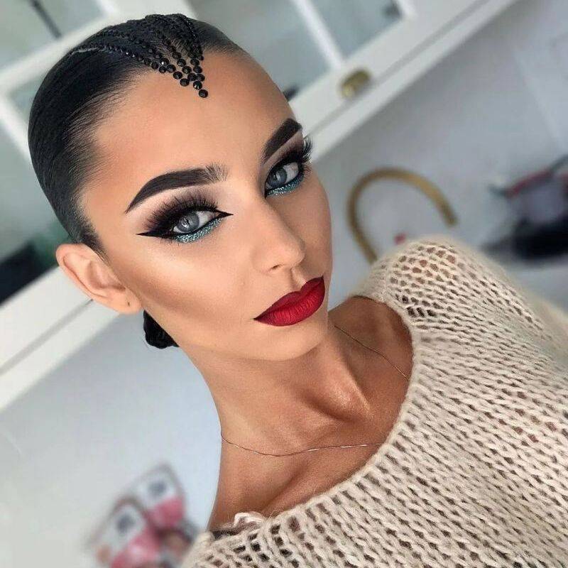 Latin Dance Professional Bright Drill Dance Competition Self -stick Diamond Student Group Competition Performance Test Terminal Diamond Diamond Drilling