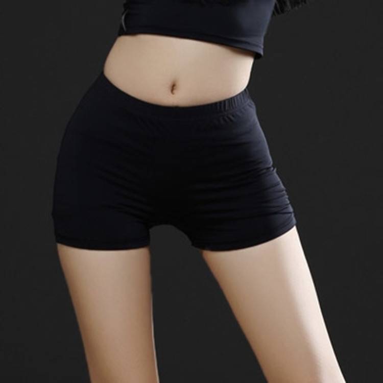 Latin dance leggings female adult dancing black dance safety pants anti -walking light four corners practice flat pants girl