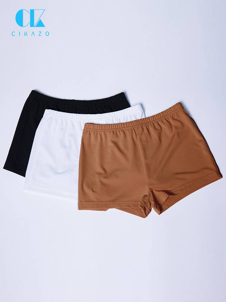 Latin dance service girls safety pants safety pants anti -light thin four -corner leggings breathable flat trousers bottom pants G41
