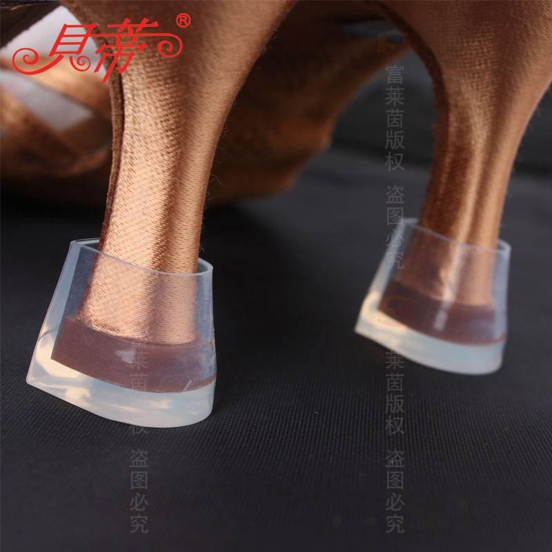 Latin dance shoes women's adult dance shoes soft soles Betty shoes heel wear resistance and increase high root anti -slip protective cover