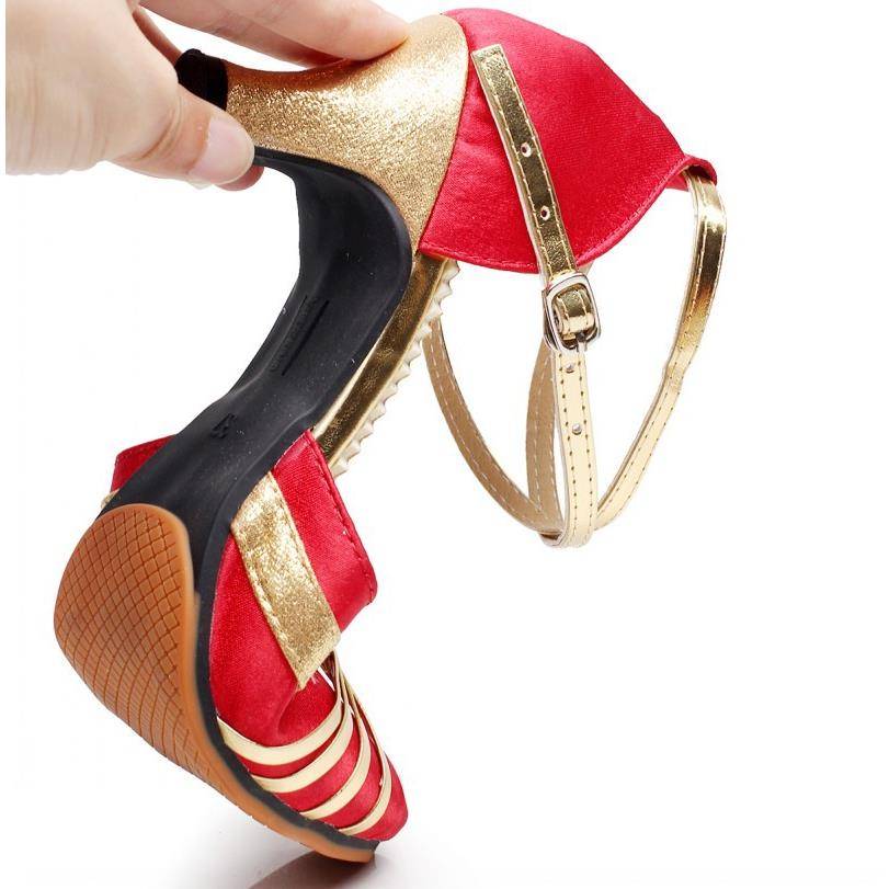 New Latin Dance Shoes Adult Women's Mid -Heel Dance Shoes Dance Shoes Friendship Square Dance shoes soft soles