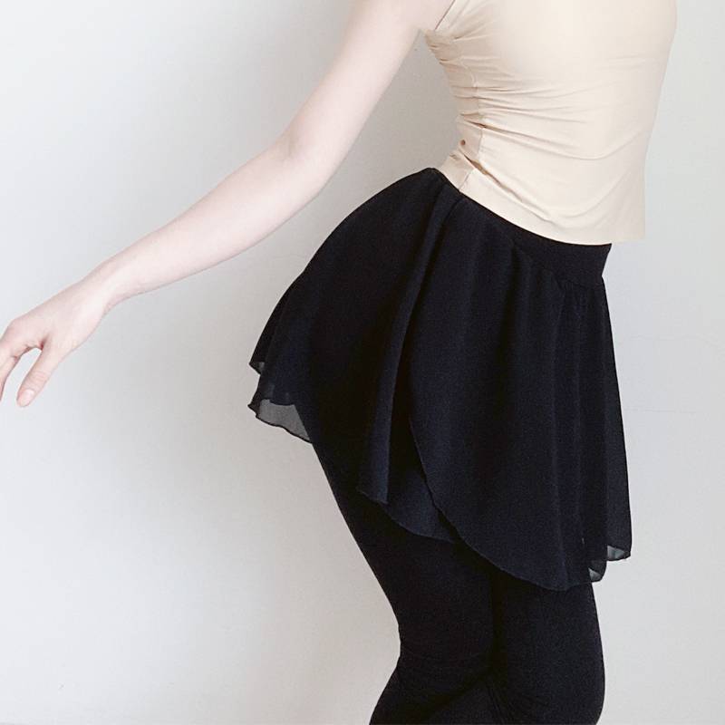 Body training dancing clothing adult Latin dance elegant fake two pieces of practice pants female modern classical dance skirt pants