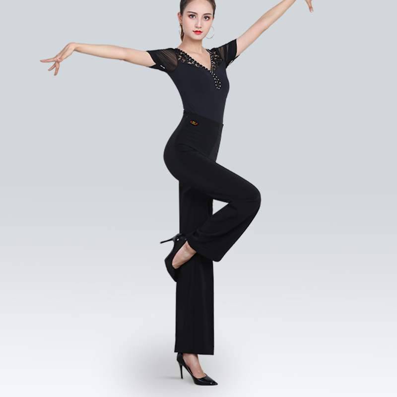 New Latin Dance Pants Gonggao Gi Teba Women's Pants Modern Dance Pants Straight Pants Dance Pants Professional