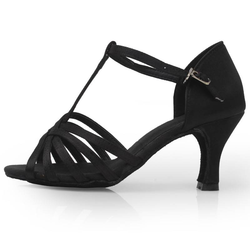 Latin dance shoes female adult soft bottom high -heeled children dance shoes girl beginner dancing shoes spring and autumn dance shoes