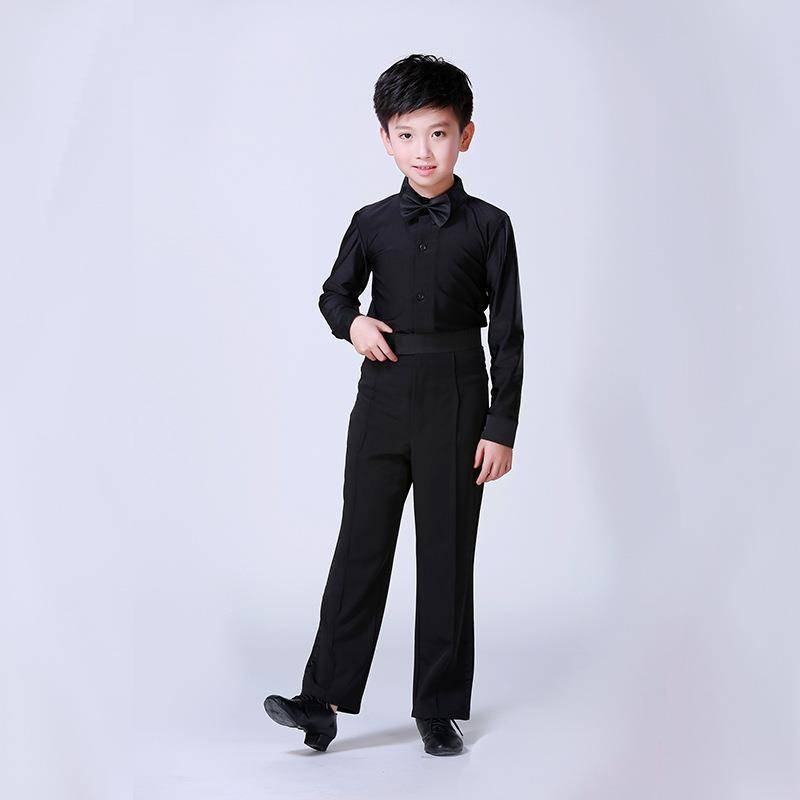 Male young children Latin Dance Clothing New Boys Latin Dance Competition Performance Server Latin Dance Boy Dance top