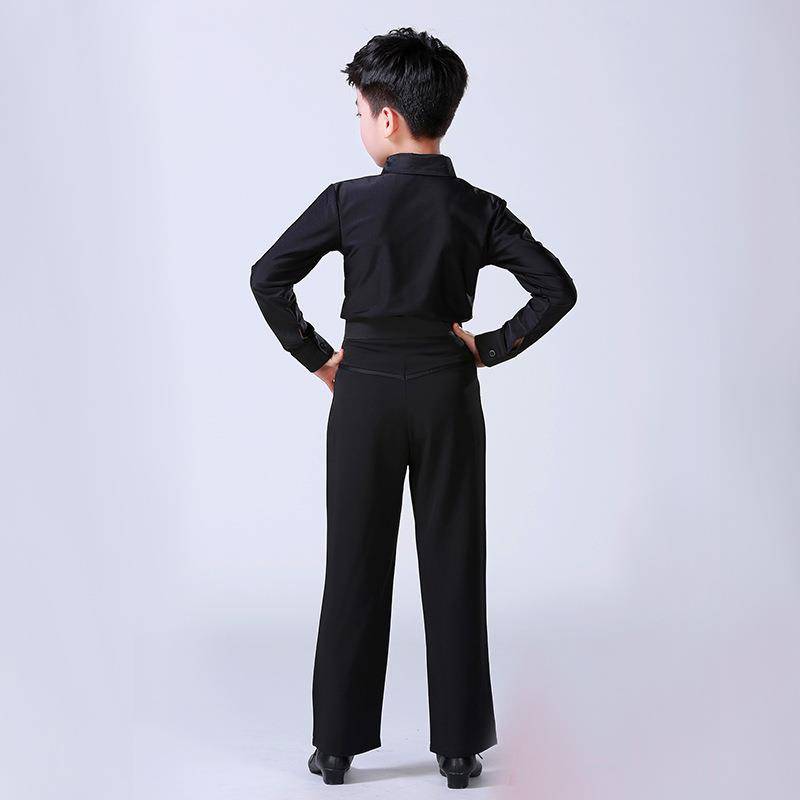 Male young children Latin Dance Clothing New Boys Latin Dance Competition Performance Server Latin Dance Boy Dance top