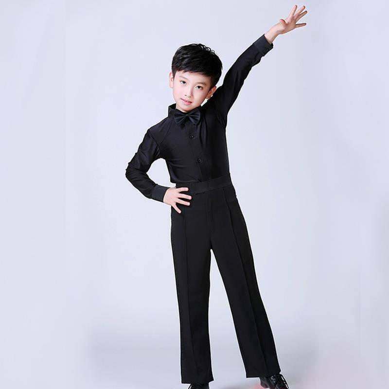 Male young children Latin Dance Clothing New Boys Latin Dance Competition Performance Server Latin Dance Boy Dance top