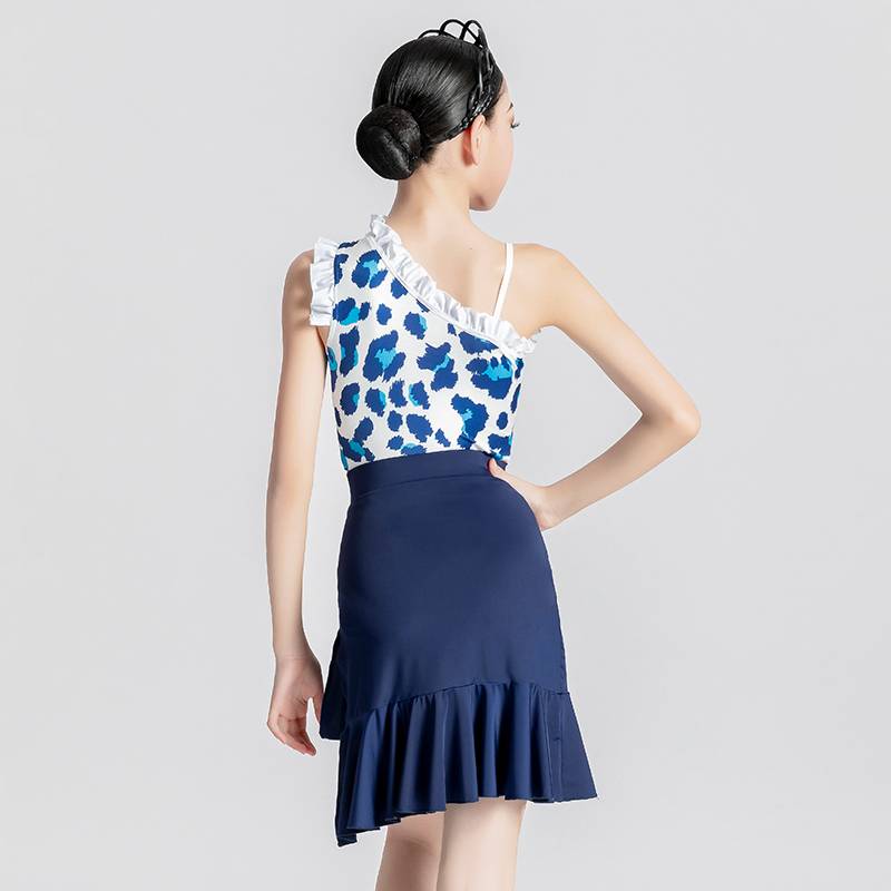 "Senior Latin dance dress, 2024 summer season for girls' professional training competition for young girls."