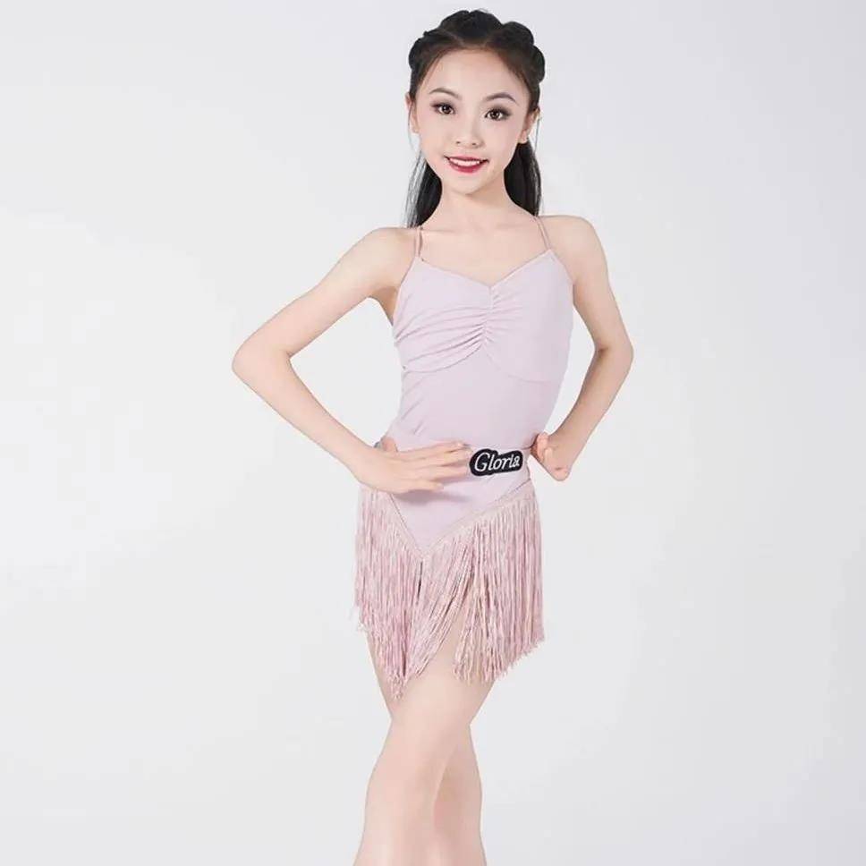 The new Latin dance service girl summer suspender top is just professional children's Latin training service